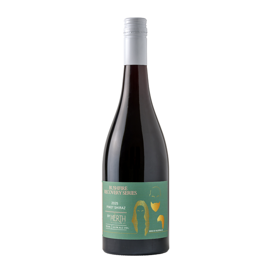 2025 Bushfire Recovery Pinot Shiraz in white background