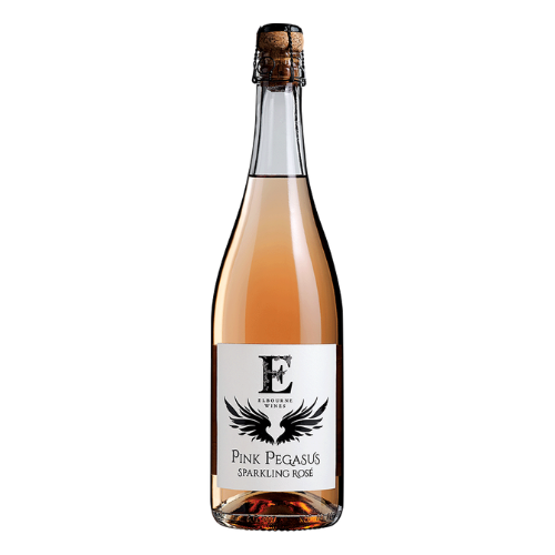 2025 Elbourne Pink Pegasus Sparkling Rosé in white background
