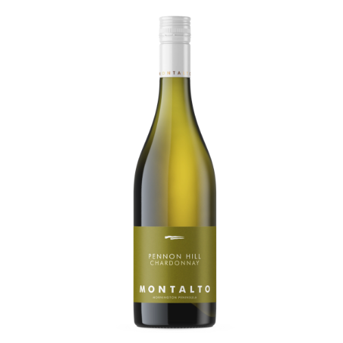 2025 Montalto Pennon Hill Chardonnay in white background