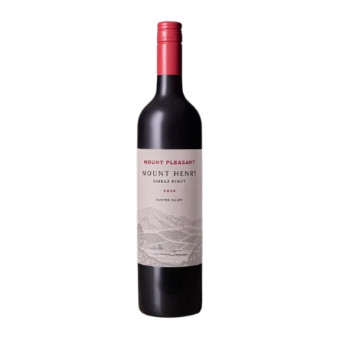 2025 Mount Henry Shiraz Pinot Noir in white background