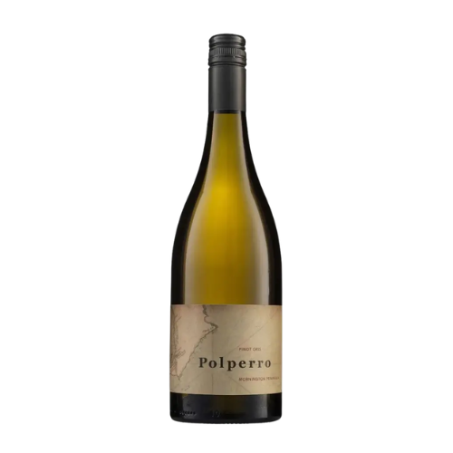 2025 Polperro Pinot Gris in a white background