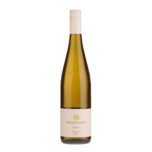 2025 Provenance Henty Riesling in a white background