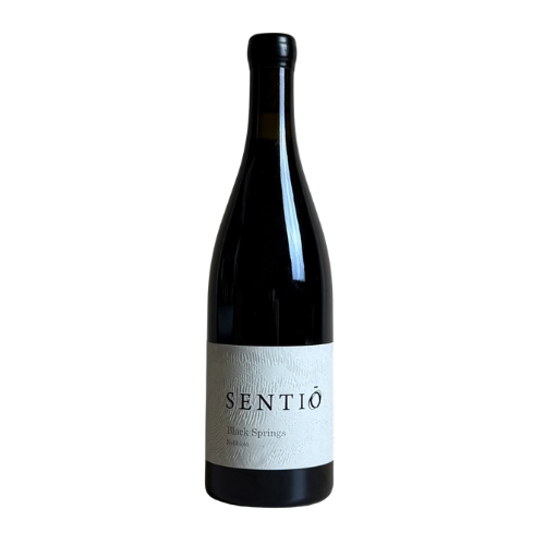 2025 Sentio Single Vineyard Black Springs Nebbiolo in a white background