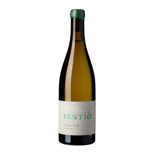 2025 Sentio Single Vineyard Lusatia Park Chardonnay in a white background