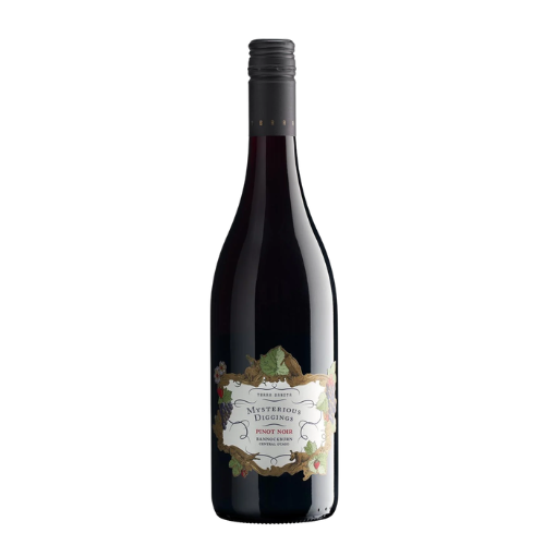 2025 Terra Sancta ‘Mysterious Diggings’ Pinot Noir in white background
