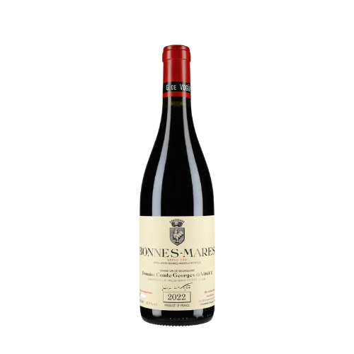 De Vogüé Bonnes-Mares 2022 Grand Cru Burgundy red wine bottle in white background