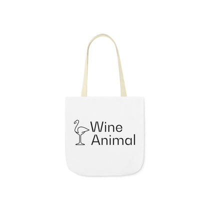 Wine Animal Canvas Tote Bag