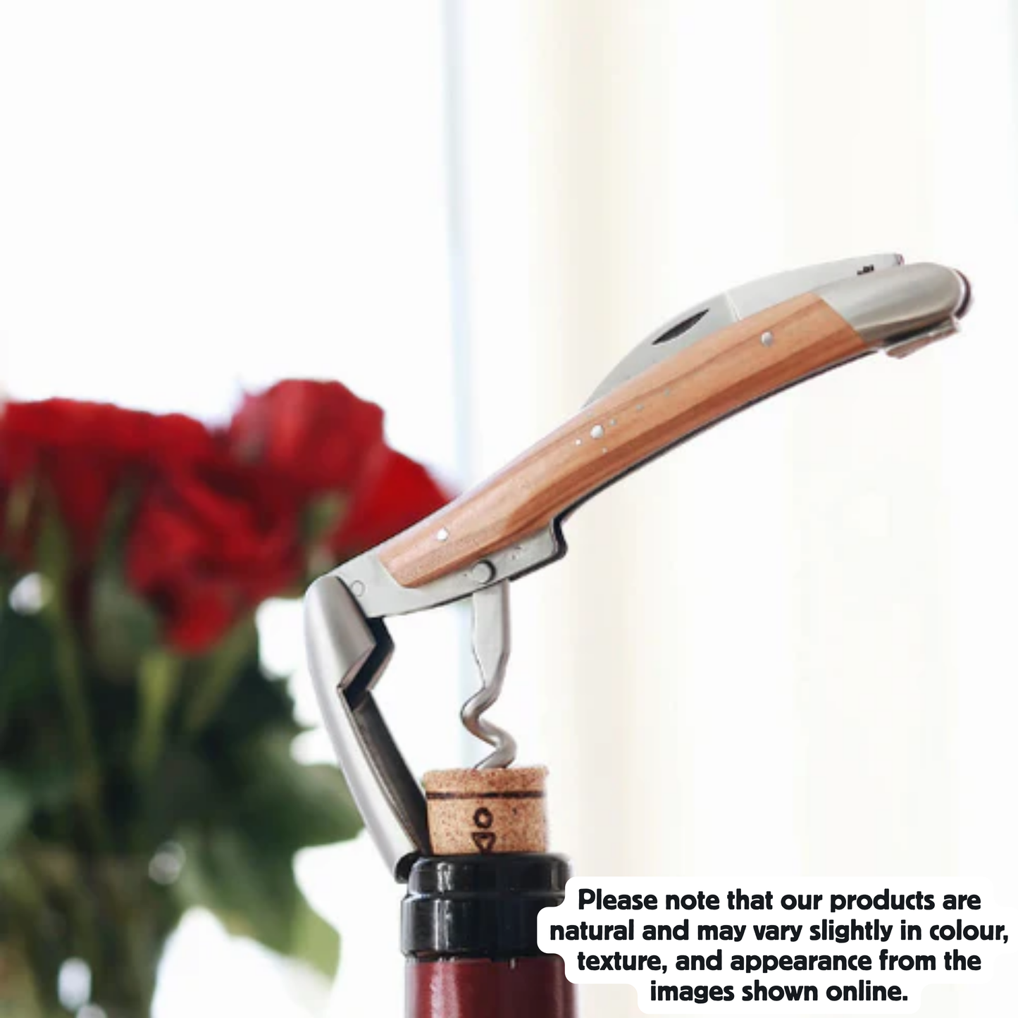 Sommelier knife Olivewood handle Satin finish