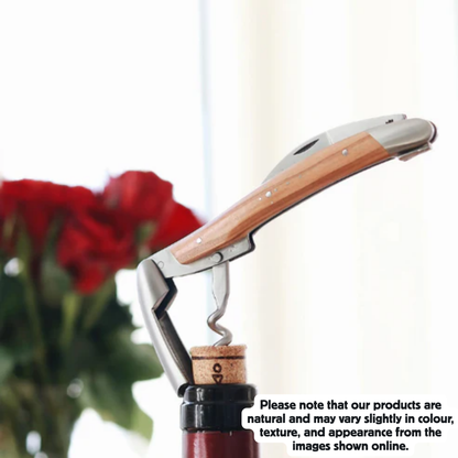 Sommelier knife Olivewood handle Satin finish