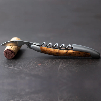 Stamped Bee Juniper Handle Pinot Engraving Satin finish