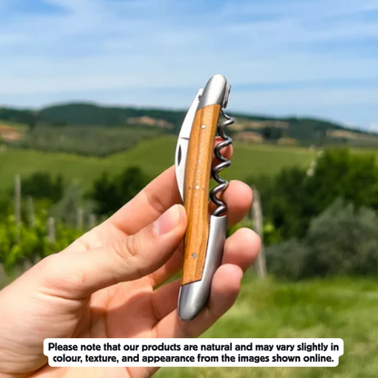 Sommelier knife Olivewood handle Satin finish
