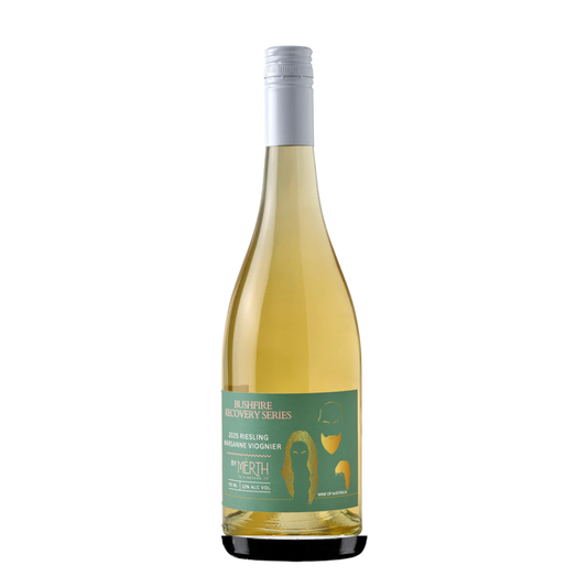 2025 Bushfire Recovery Riesling Marsanne Viognier in white background