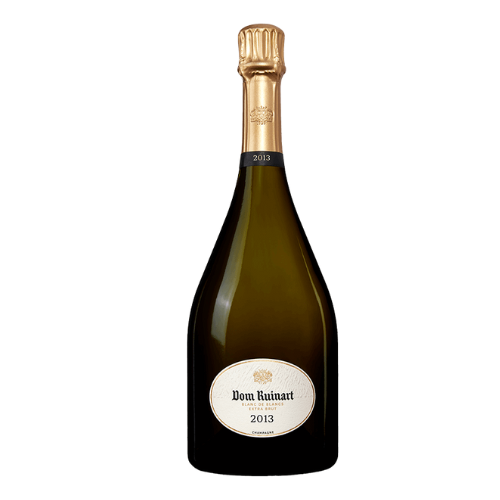 Ruinart Dom Ruinart 2013 Champagne bottle on a white background