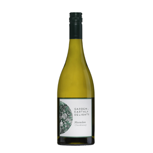 2003 Garden of Earthly Delights Chardonnay in a white background