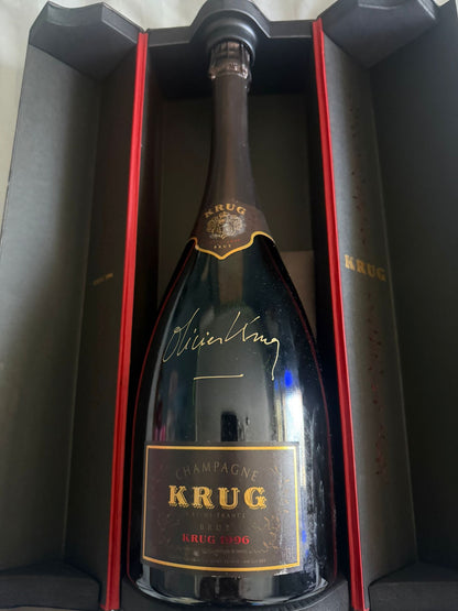 1996 Krug Vintage MAGNUM Signed by Olivier Krug