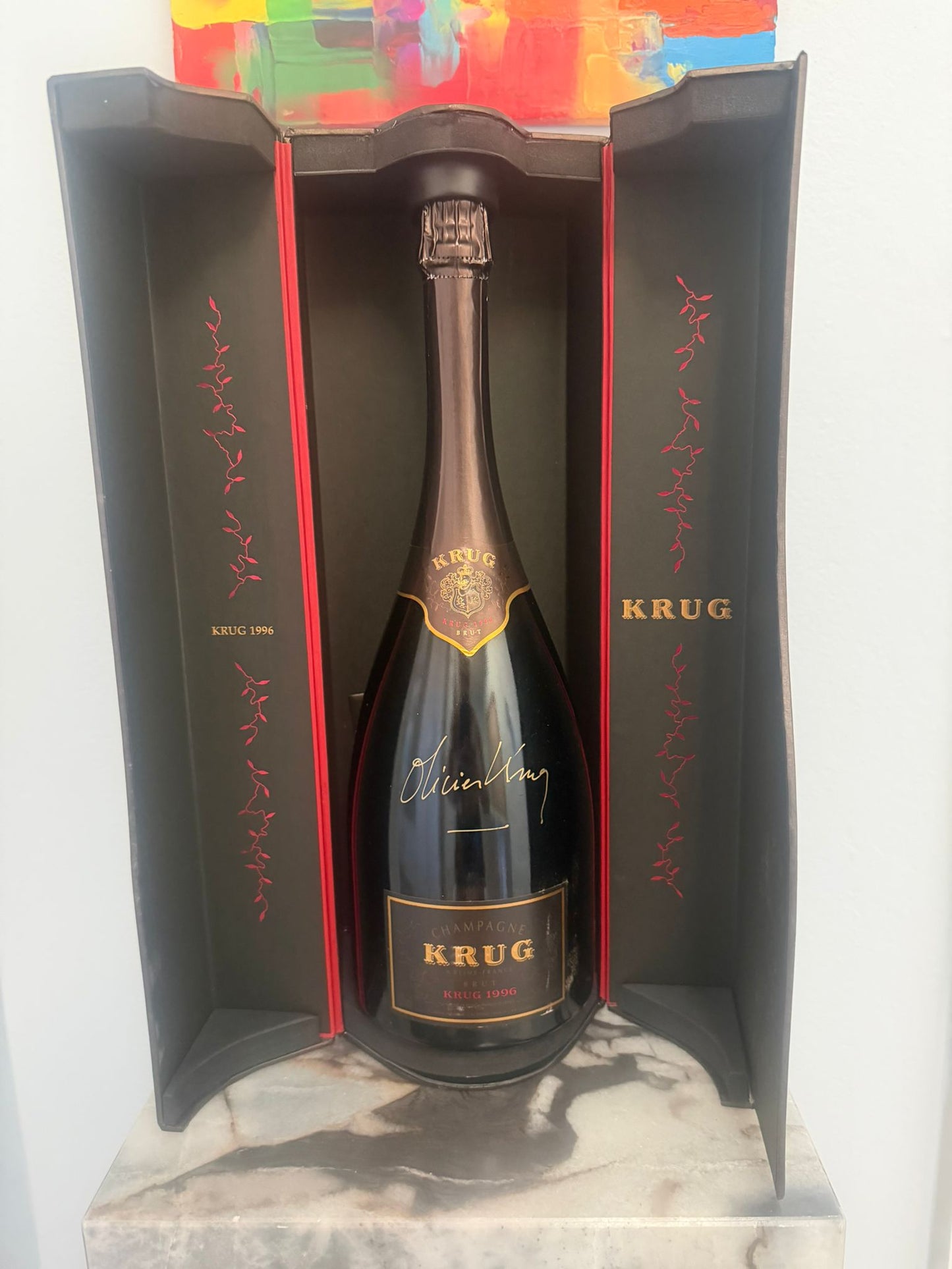 1996 Krug Vintage MAGNUM Signed by Olivier Krug