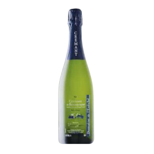 Domaine de l'Évêché Crémant Chardonnay NV wine bottle on a white background