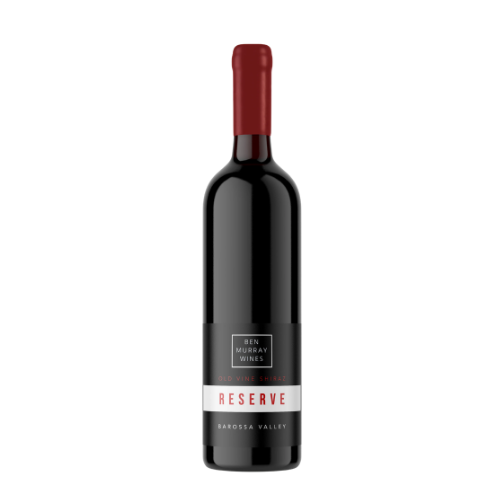 2021 Reserve Old Vine Shiraz in white background
