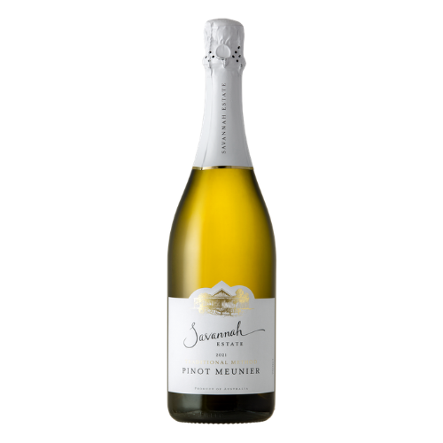 Savannah Estate Sparkling Pinot Meunier Méthode Traditionnelle in white background