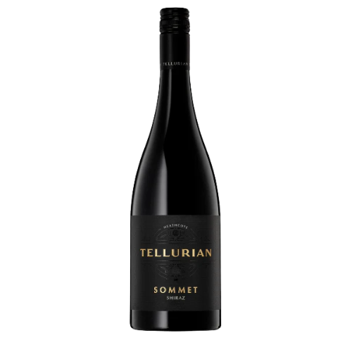 Tellurian Estate Sommet Shiraz 2021 red wine bottle