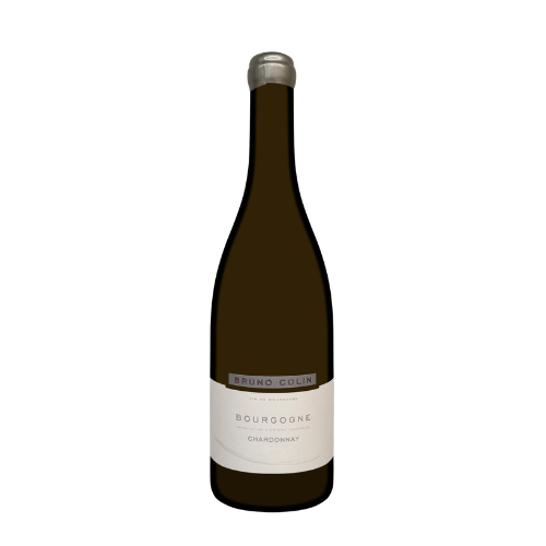 Bruno Colin Bourgogne Chardonnay 2021 Burgundy white wine bottle in white background