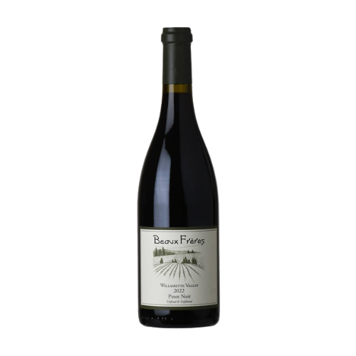 Beaux Frères Pinot Noir 2022 red wine bottle on a white background