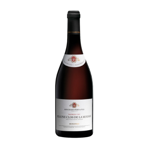Bouchard Père & Fils Clos de la Mousse 2022 Premier Cru Beaune Burgundy red wine half bottle 375ml in white background