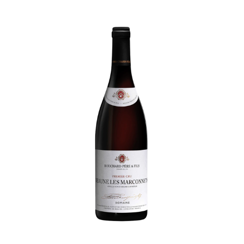 Bouchard Beaune Marconnets 2022 red wine bottle on a white background