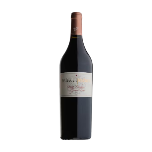 Château Bellevue Mondotte 2006 Saint-Émilion red wine bottle in white background