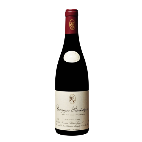 Blain-Gagnard Bourgogne Passetoutgrain Rouge 2022 red wine bottle on a white background