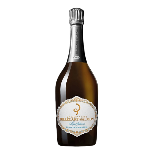 Billecart-Salmon Blanc de Blancs Cuvée Louis 2012 Jeroboam Champagne bottle on a white background