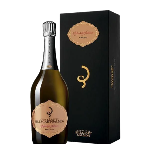 Billecart-Salmon Cuvée Rosé Elisabeth Salmon 2012 Champagne bottle on a white background