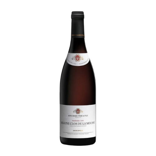 Bouchard Père & Fils Clos de la Mousse 2021 Premier Cru Beaune Burgundy red wine bottle in white background
