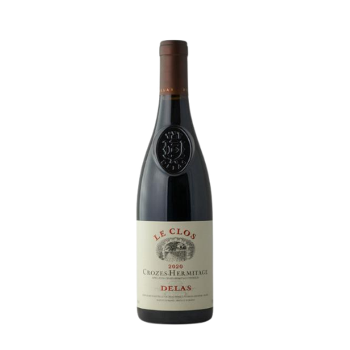 Delas Crozes-Hermitage Le Clos 2020 red wine magnum 1.5L in white background