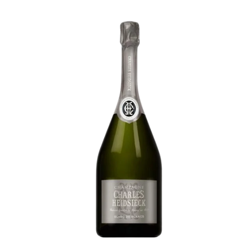 Charles Heidsieck Blanc de Blancs NV Champagne bottle on a white background