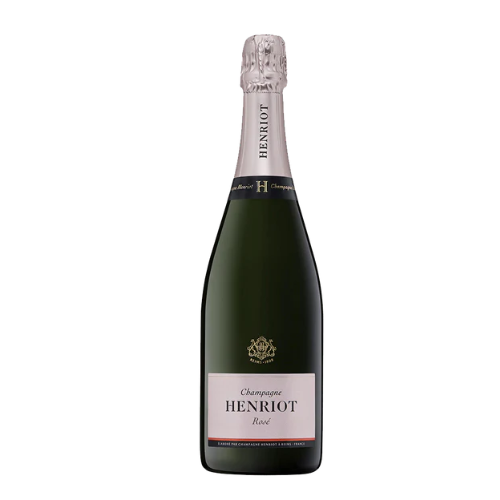Henriot Rosé NV Champagne bottle on a white background