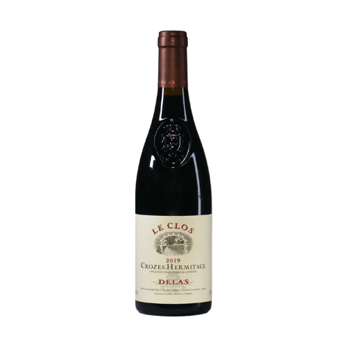 Delas Crozes-Hermitage Le Clos 2019 red wine magnum 1.5L in white background