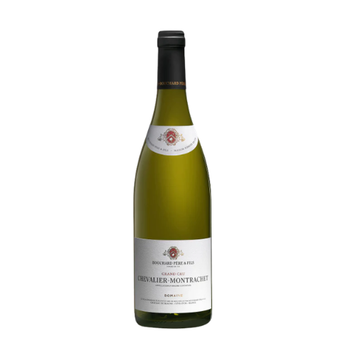 Bouchard Père & Fils Montrachet 2022 Grand Cru Burgundy white wine bottle in white background