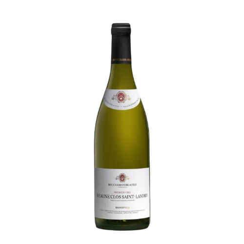 Bouchard Beaune Clos St-Landry Blanc 2020 white wine bottle on a white background