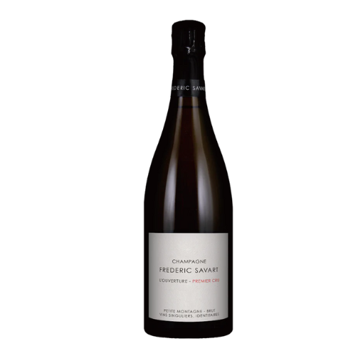 Frederic Savart L'Overture NV Champagne bottle on a white background