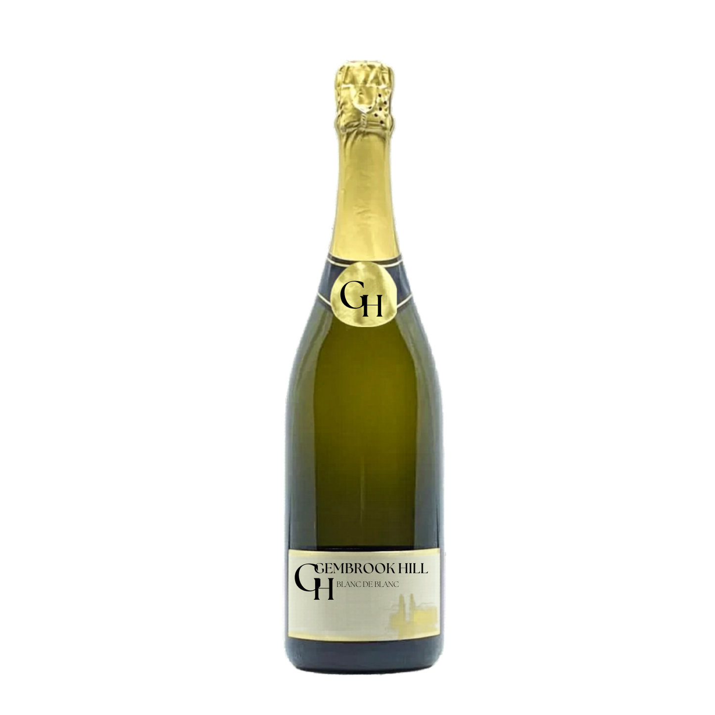 2012 Gembrook Hill Blanc de Blanc Late Disgorge in white background