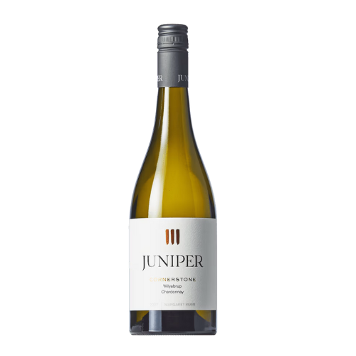 Juniper Cornerstone Wilyabrup Chardonnay 2021 white wine bottle
