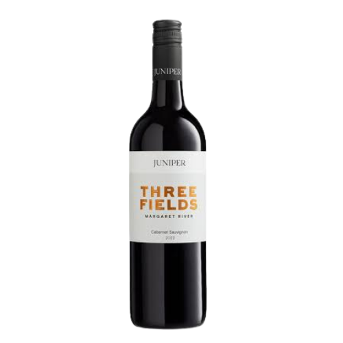 Juniper Three Fields Cabernet Sauvignon 2022 red wine bottle