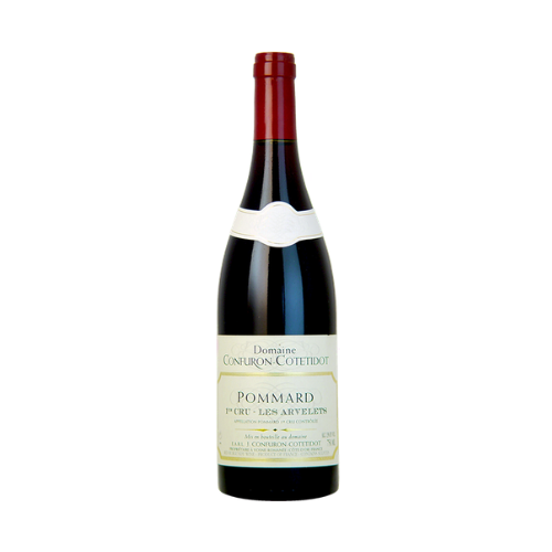 Confuron-Cotetidot Pommard Arvelets 2019 Premier Cru Burgundy red wine bottle in white background
