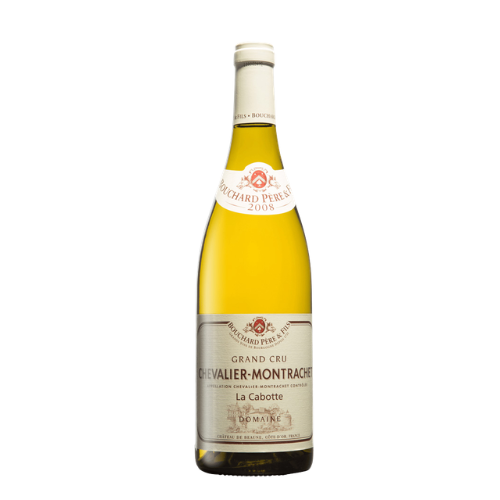 Bouchard Chevalier-Montrachet La Cabotte 2008 Magnum white wine bottle on a white background
