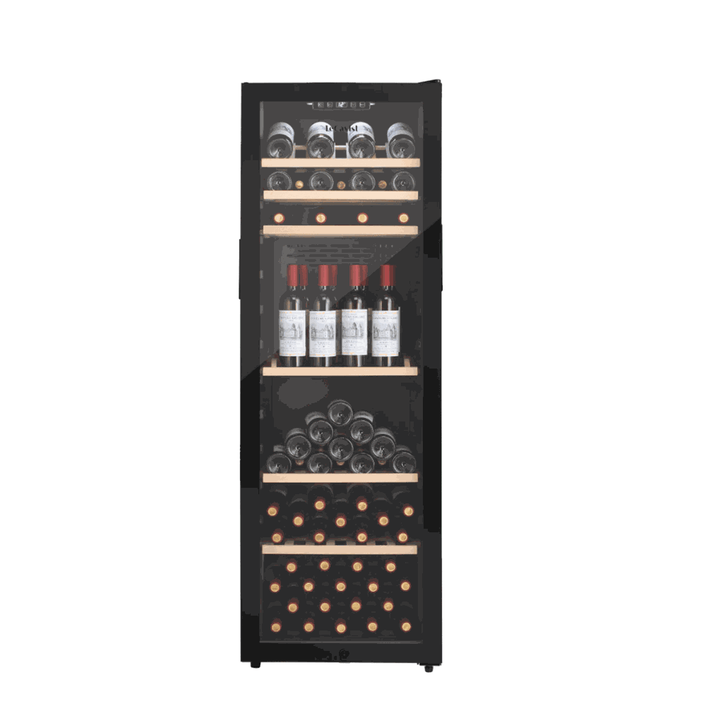 LeCavist 168 bottle large-format single-zone wine cabinet in black