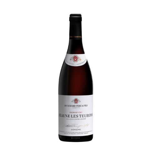 Bouchard Beaune-Teurons 2010 red wine bottle on a white background
