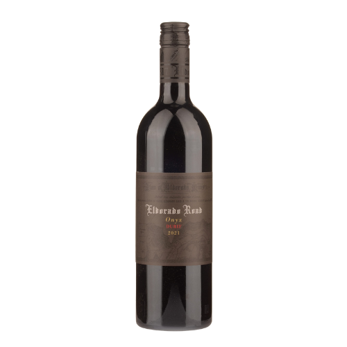 Eldorado Road Onyx Durif 2021 red wine bottle