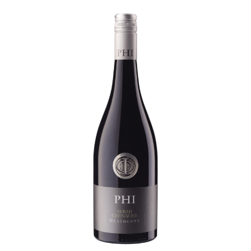 2022 PHI Syrah Grenache wine bottle on a white background