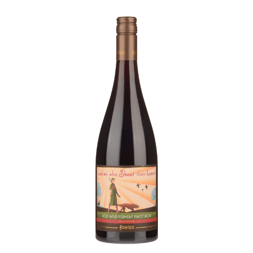 Fowles Ladies Who Shoot Their Lunch Pinot Noir 2022 red wine bottle